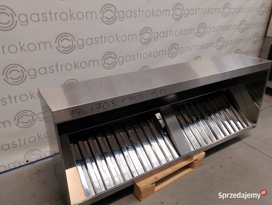 OKAP GASTRONOMICZNY 196x70 PRZYŚCIENNY Wrocław sprzedam