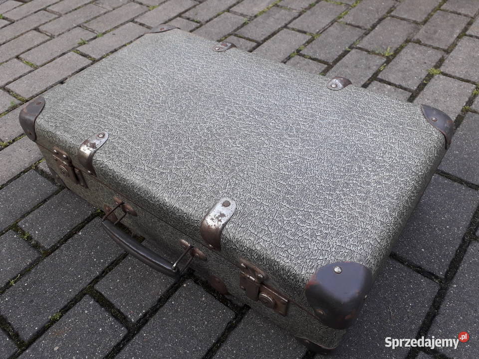 Stara walizka npna bagażnik Malucha Warszawa