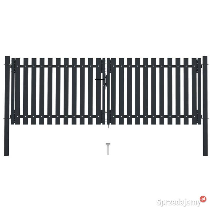 vidaXL Brama ogrodzeniowa Double Door Fence Fur Warszawa