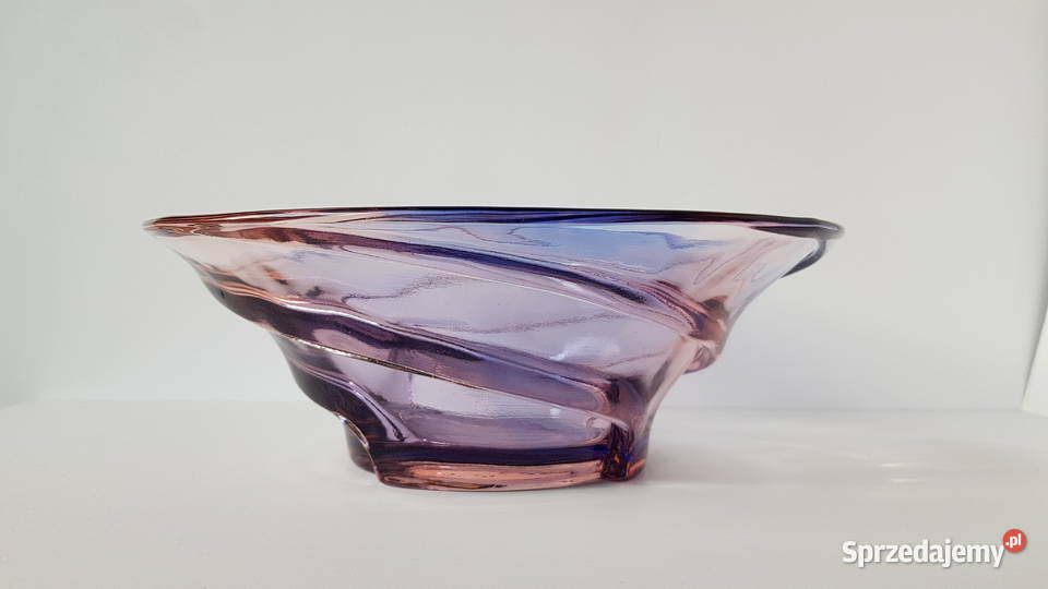 Misa miska Wir Młynek Ząbkowice kolorowe szkło Dąbrowa Górnicza