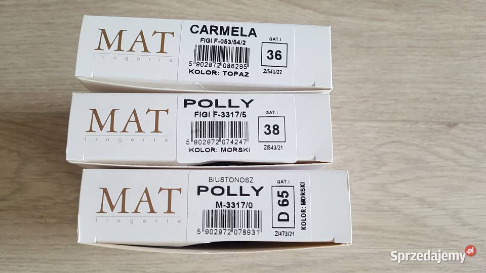 Komplet biustonosz Mat 65D i 2 fig Nowy Sącz