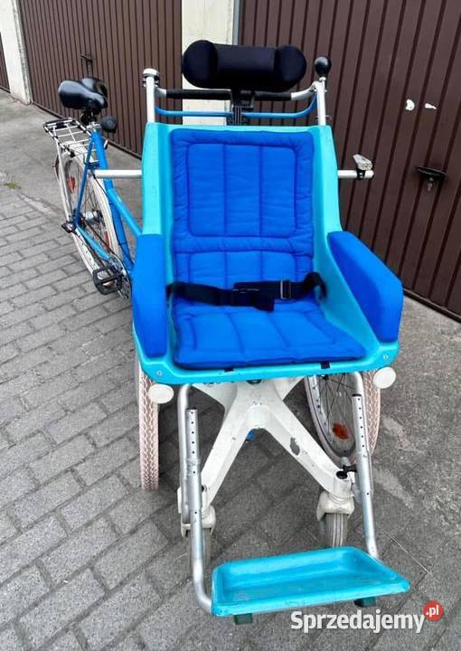 Riksza rower z wózkiem inwalidzkim Rollfiets Jarocin sprzedam