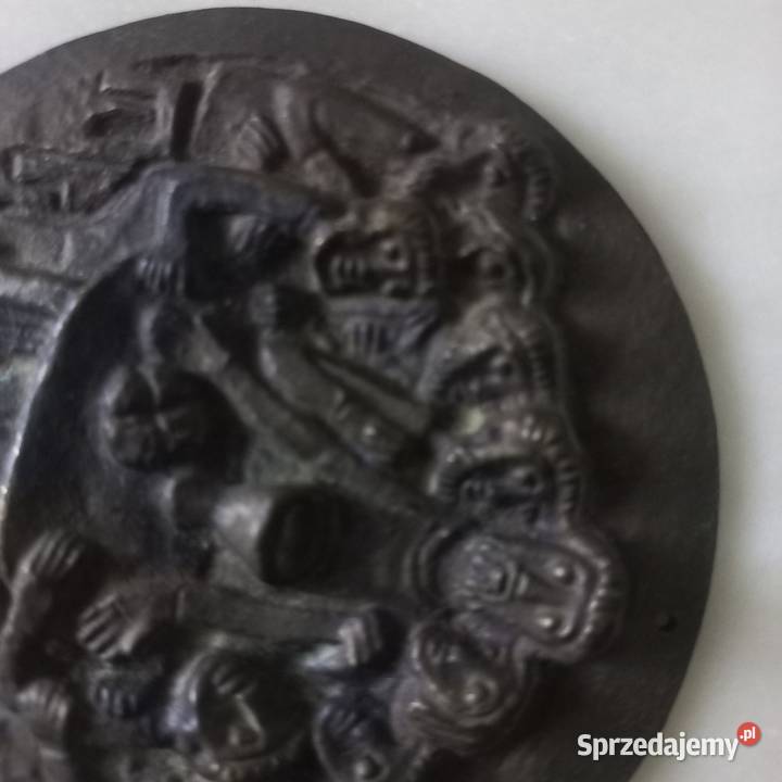 Relief plakieta Ostatnia wieczerza Antyki Toruń