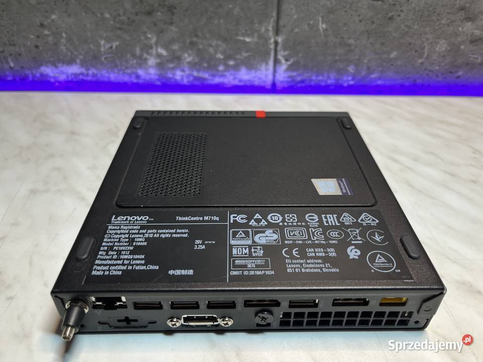 MiniPC Lenovo ThinkCentre M710q Intel 16GB DDR4