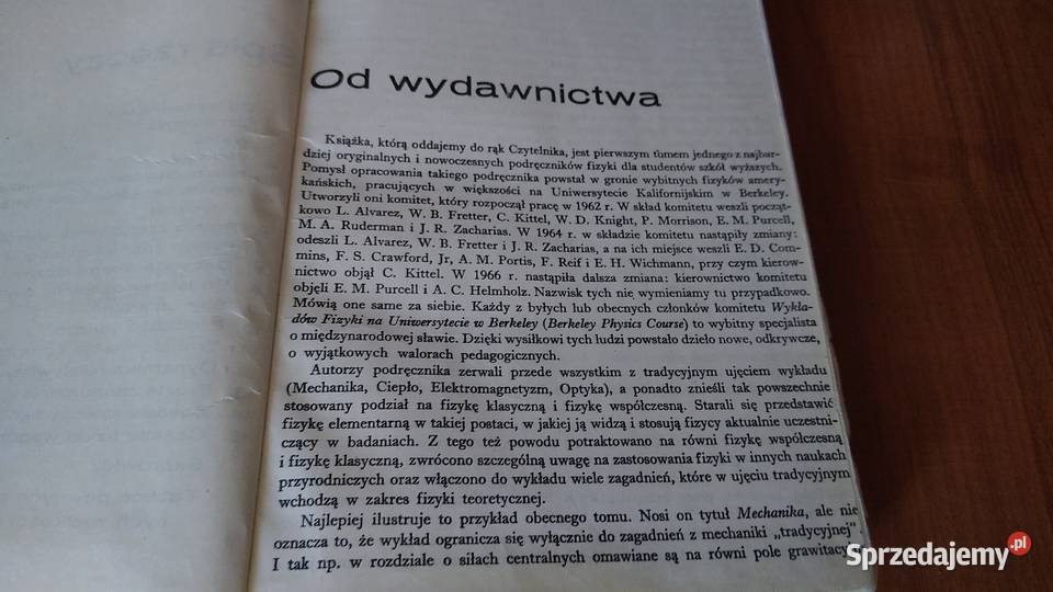 Mechanika Charles Kittel Walter D Knight Malvin twarda Gdańsk