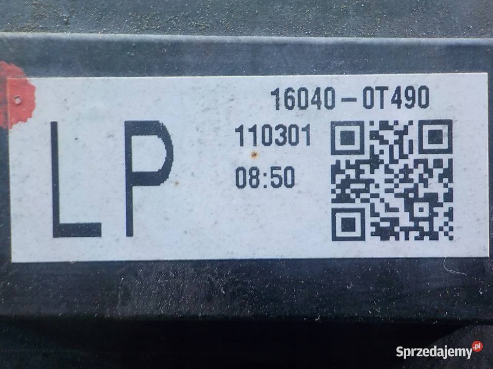 TOYOTA AURIS I LIFT 18 VVTI 11r HB 5D wentylator Suków