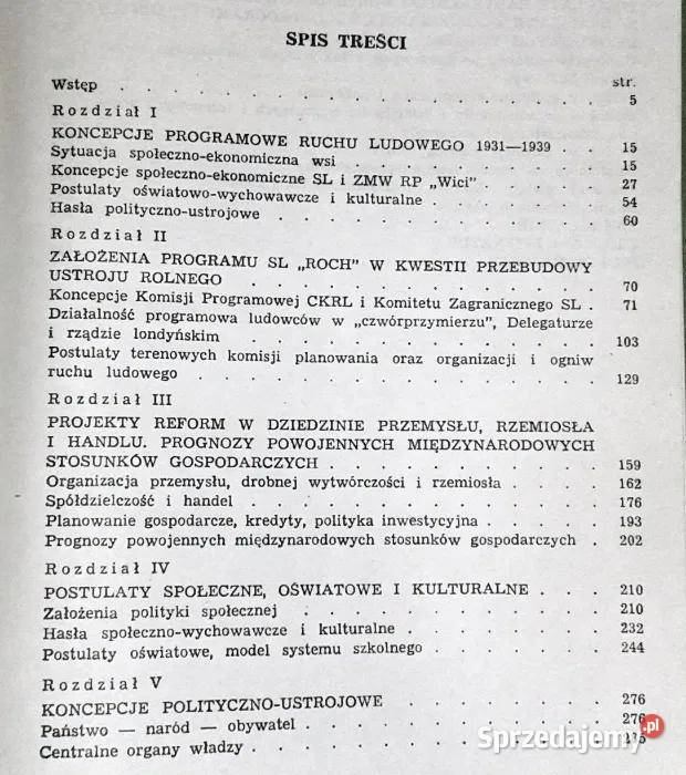 Koncepcje przebudowy Polski Stanisław Dąbrowski Pozostałe lubelskie Chełm sprzedam