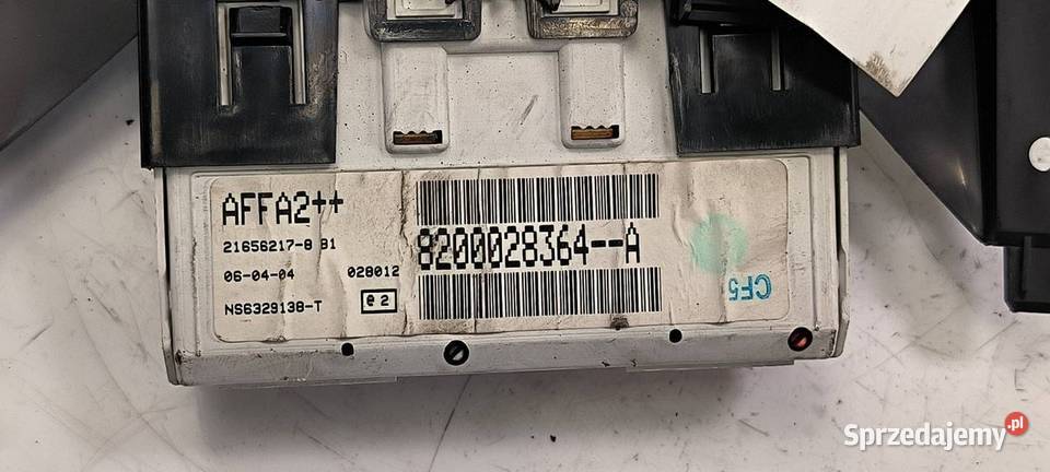 WYŚWIETLACZ PANEL RENAULT CLIO II 8200069064 osobowe Lipno