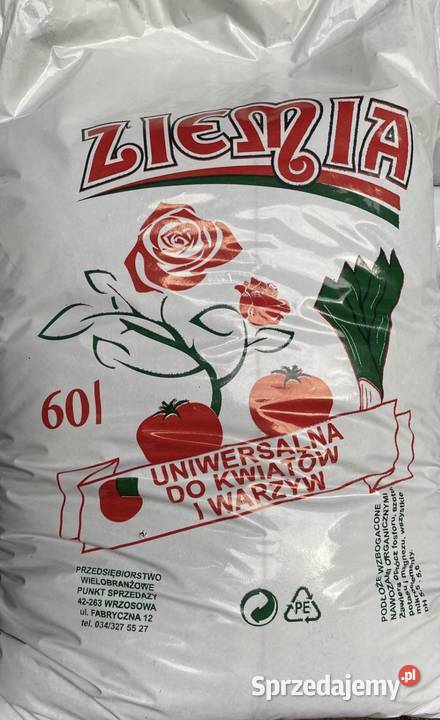 ZIEMIA OGRODOWA UNIWERSALNA do kwiatów i warzyw