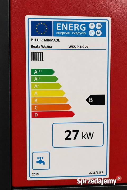 Kocioł piec co 27kW na węgiel do 220m2 5 klasa Kępno sprzedam