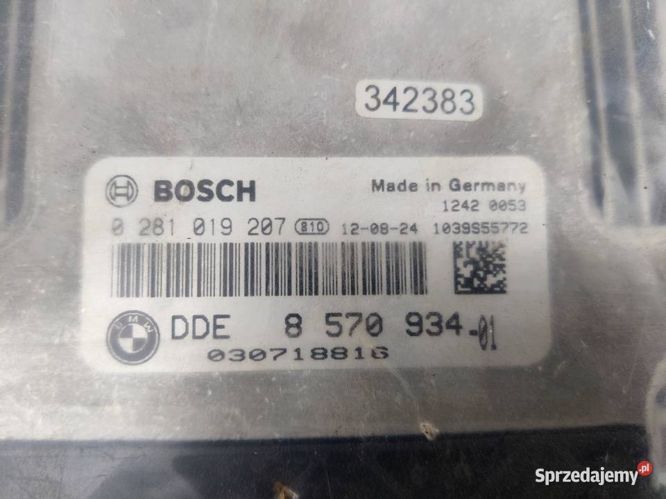 Komputer BMW Bosch 0 281 019 207 Zagórów sprzedam