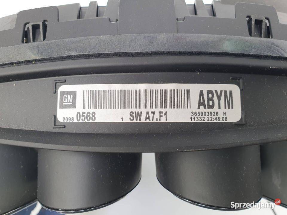 LICZNIK ZEGAR OPEL INSIGNIA A 20980568 Lipno sprzedam