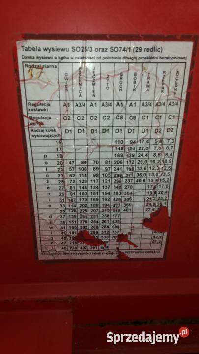 Siewnik Famarol 3m S0741 warmińsko-mazurskie Masuny