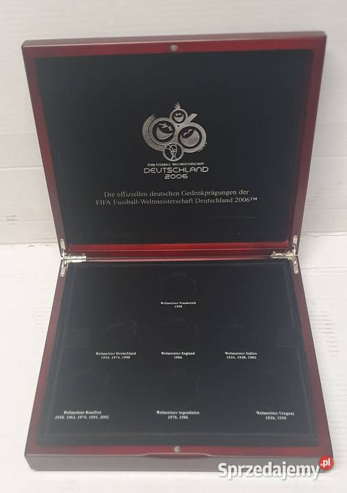 Orginalna kaseta na monety FIFA Niemcy 2006 Wałbrzych