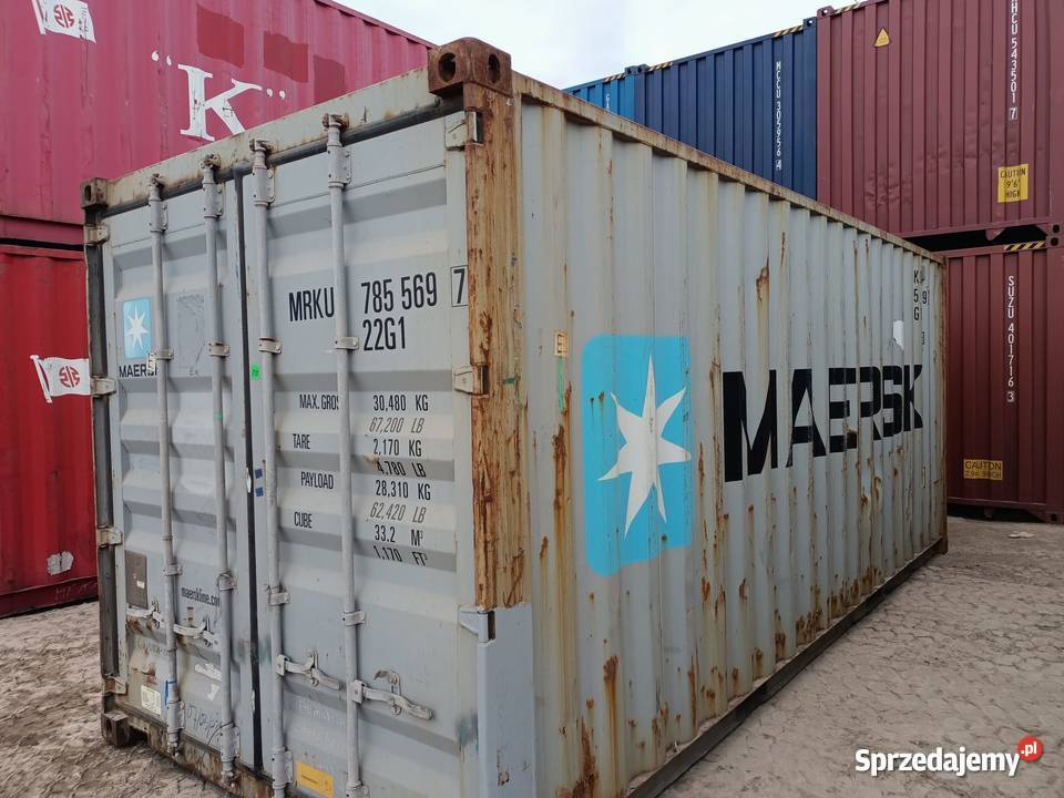 Kontener Morski 40 Plus Rozładunek Transport Biznes i Przemysł Świnoujście