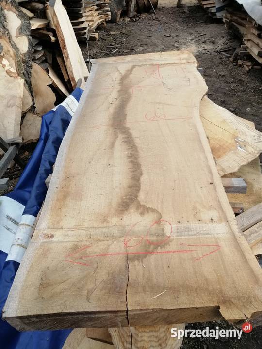 monolit 250x70x6 dąb jesion klon stolik stół mazowieckie Przysucha