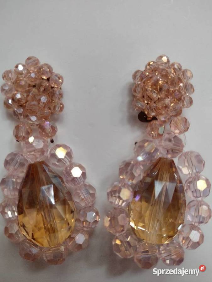 ZARA Wytworne kolczyki wieczorowe z MadrytuNOWE Kraków