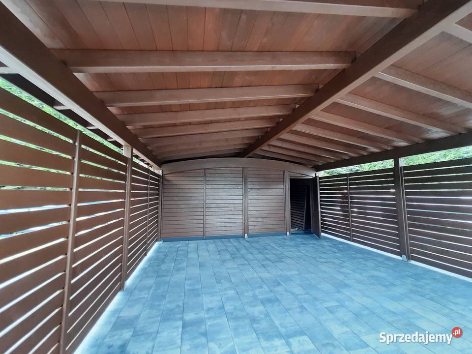 Wiata garażowa ITALIA 6x9M PT BSH małopolskie Łącko