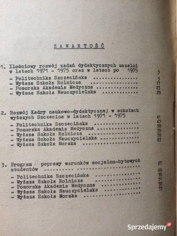 3314 Program Rozwoju Szczecińskiego Osrodka Antykwariat Szczecin