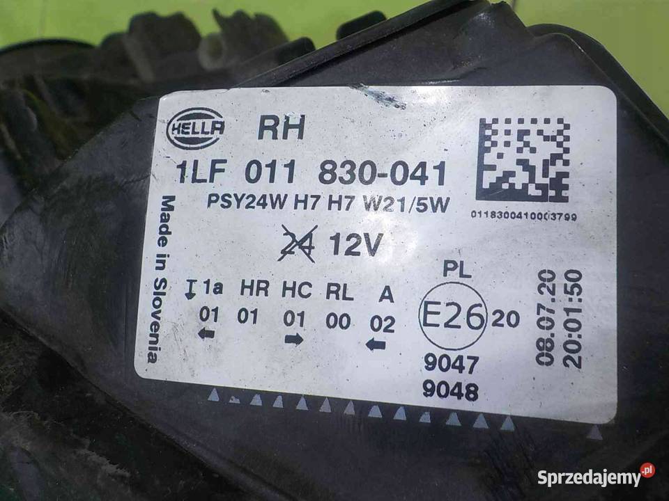 OPEL CORSA E 17r lampa prawa przod 1LF011830041 mazowieckie Suków