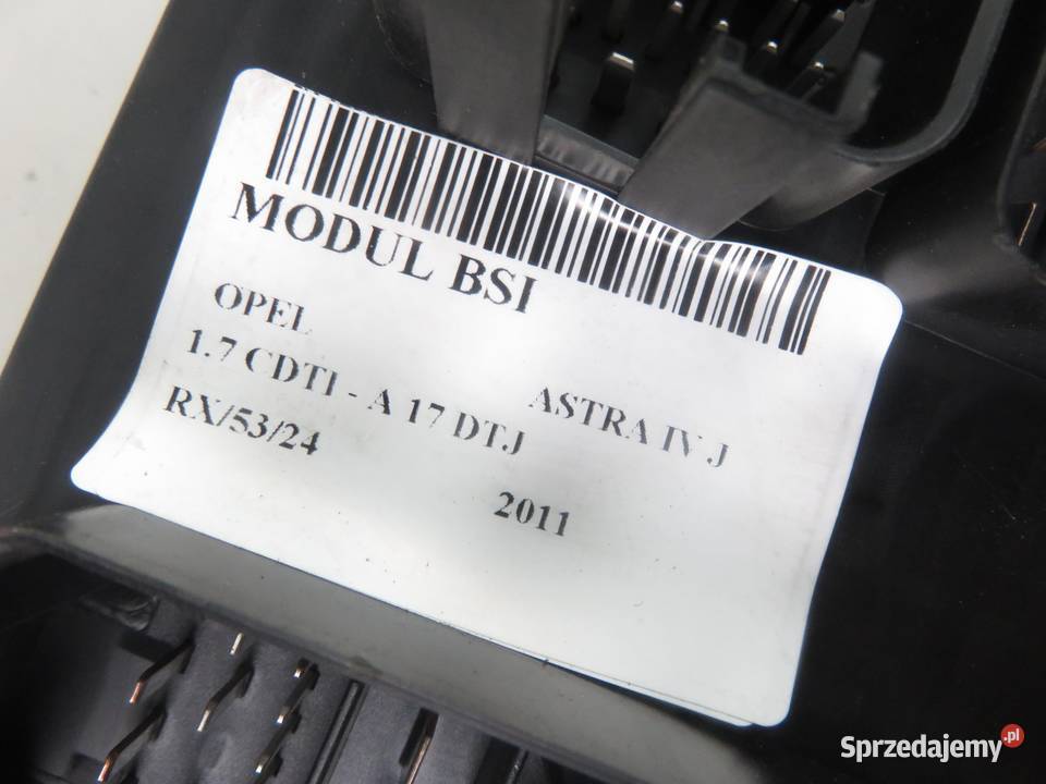 BSI OPEL ASTRA IV J 17 CDTI 13318783RJ osobowe