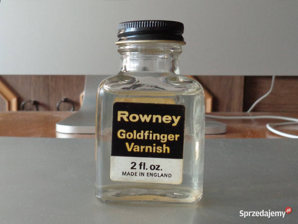 Oryginalny Rowney Goldfinger Varnish lakier Brzeg