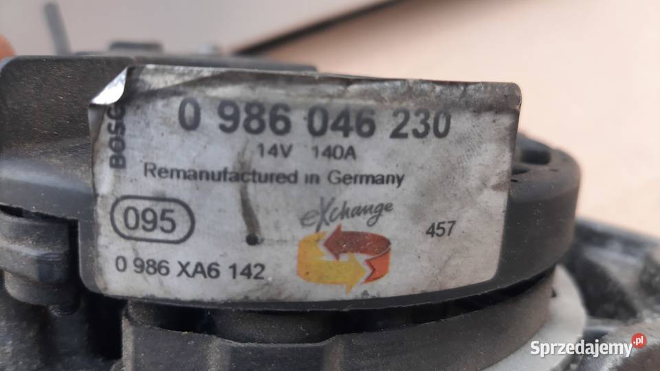 alternatror Opel Vectra 22 DTI 0986046230 Y22DTR Dębno