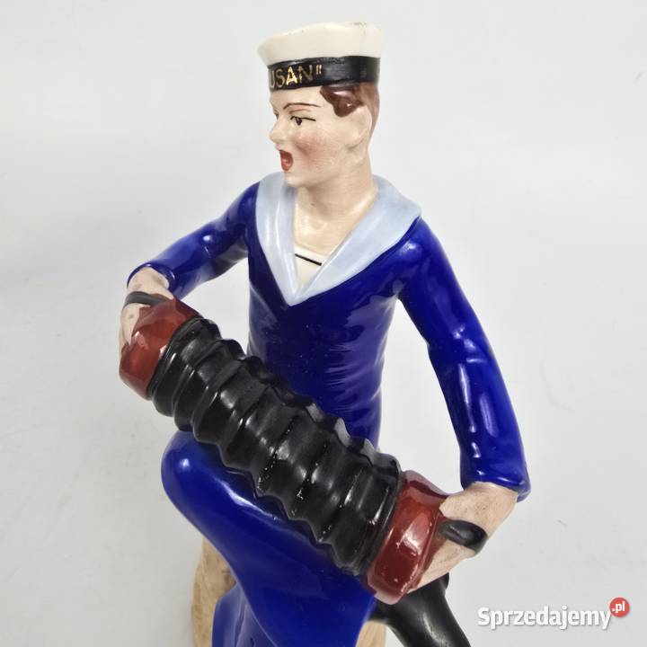 Marynarz z transatlantyku PO Chusan porcelana Bronisze