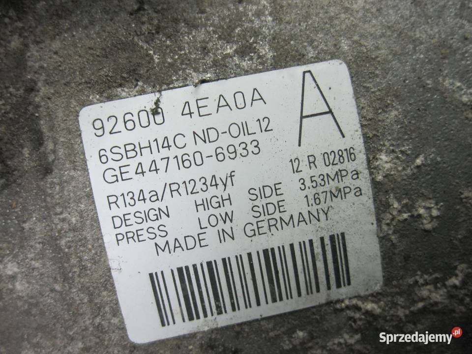 AUDI A4 B7 III 20 TDI BRE 08r sprężarka