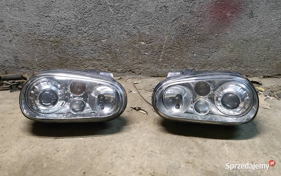 Lampy przednie soczewka VW Golf 4 Jabłonka