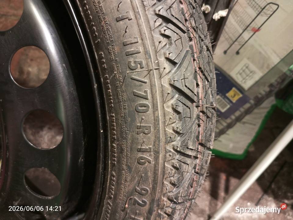 Koło dojazdowe Zafira b astra h Gliwice