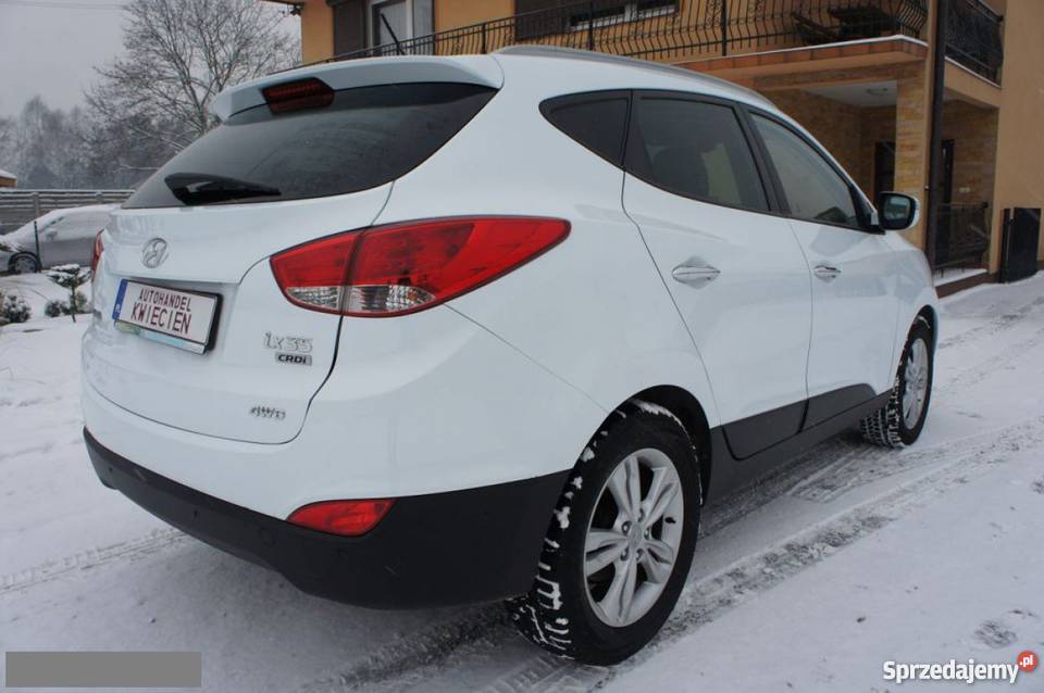 Sprzedam nieuszkodzony Hyundai ix35 bialy 130000km Blok Dobryszyce sprzedam
