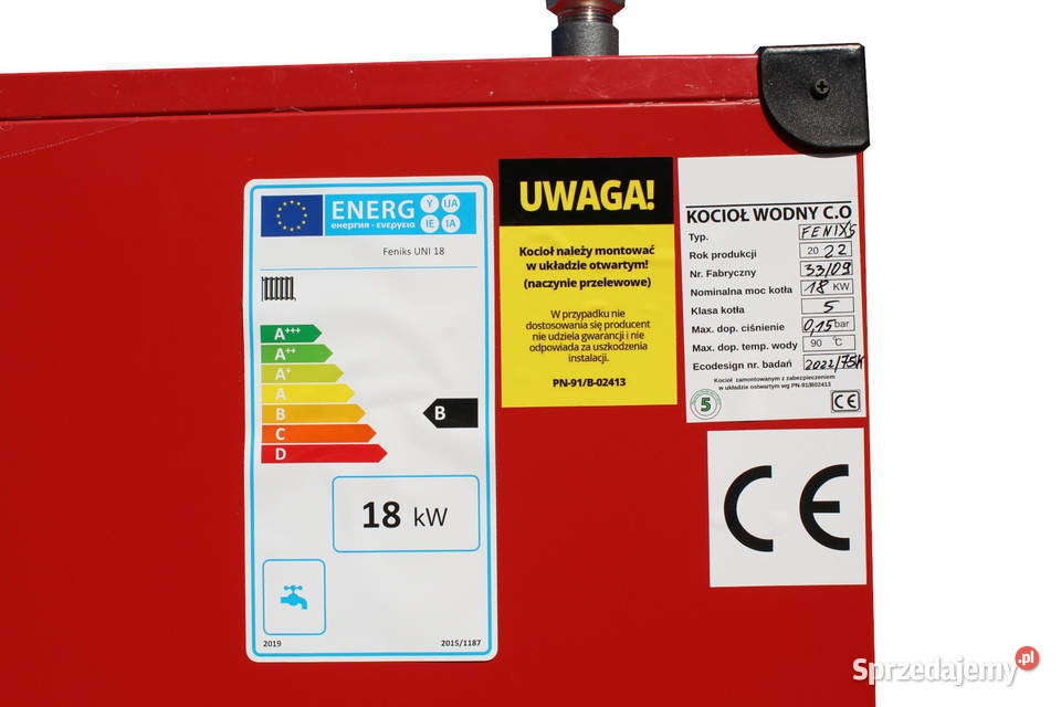 KOCIOŁ Węgiel 18 kW Klasa 5 Piece KOTŁY Drewno Opole