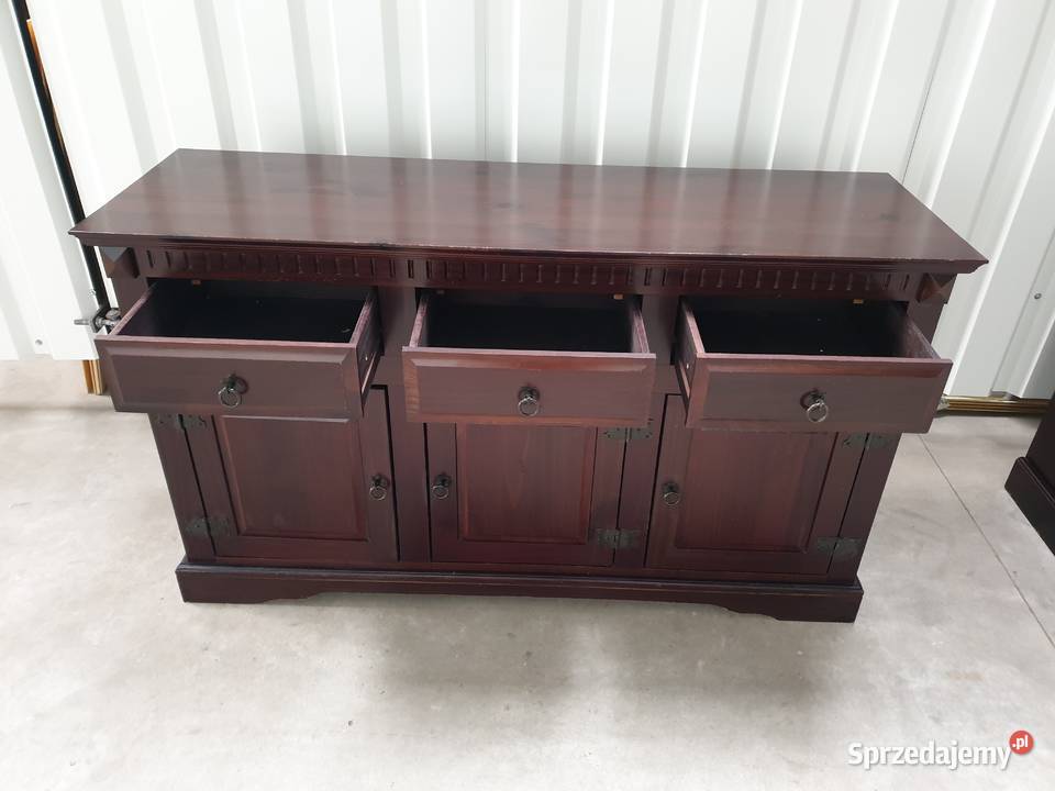 Piękna masywna komoda kolonialna wykonana z Dom i Ogród pomorskie Gdańsk