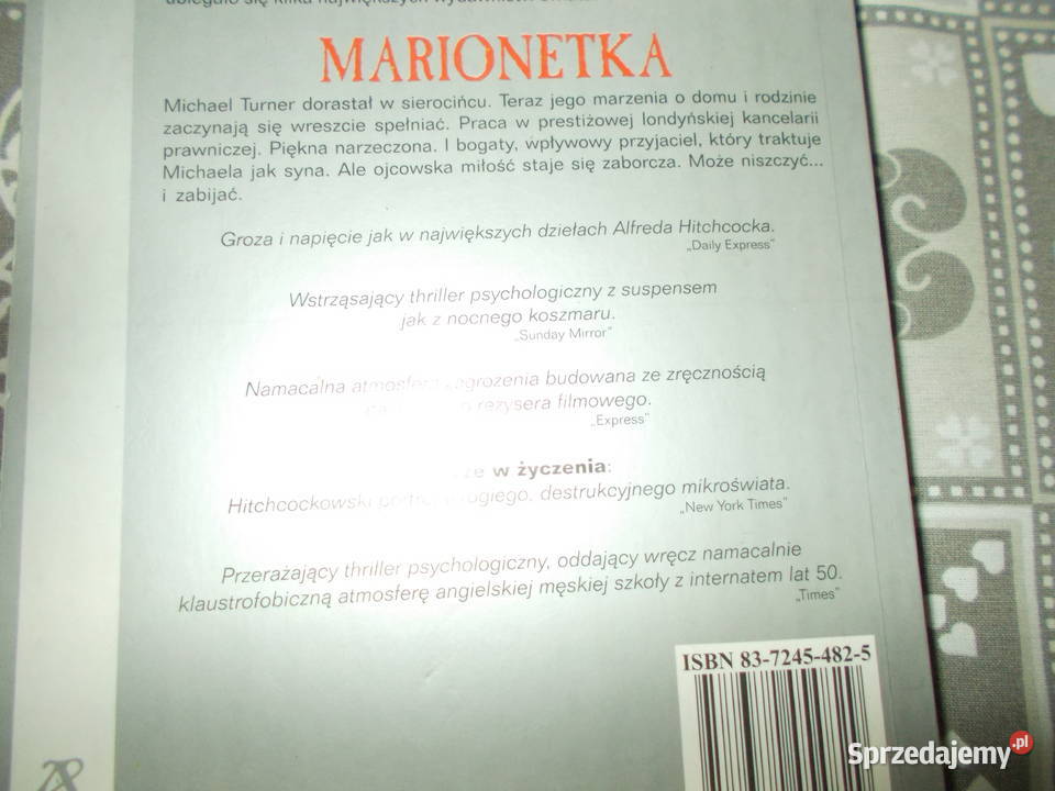 Patrick Redmond Marionetka Rok wydania 2000 Głubczyce