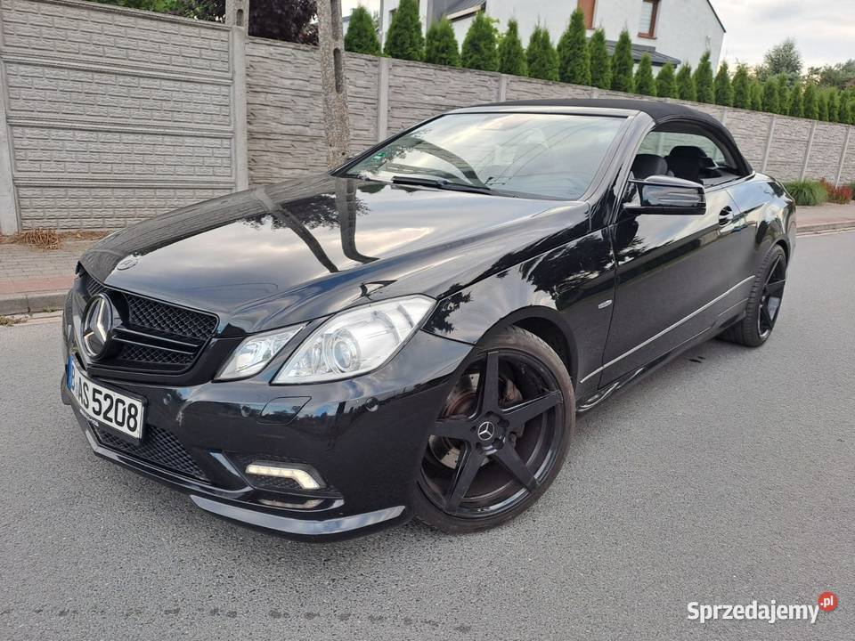 Mercedes E350 AMG Cabrio 30V6 Czarny z Niemiec