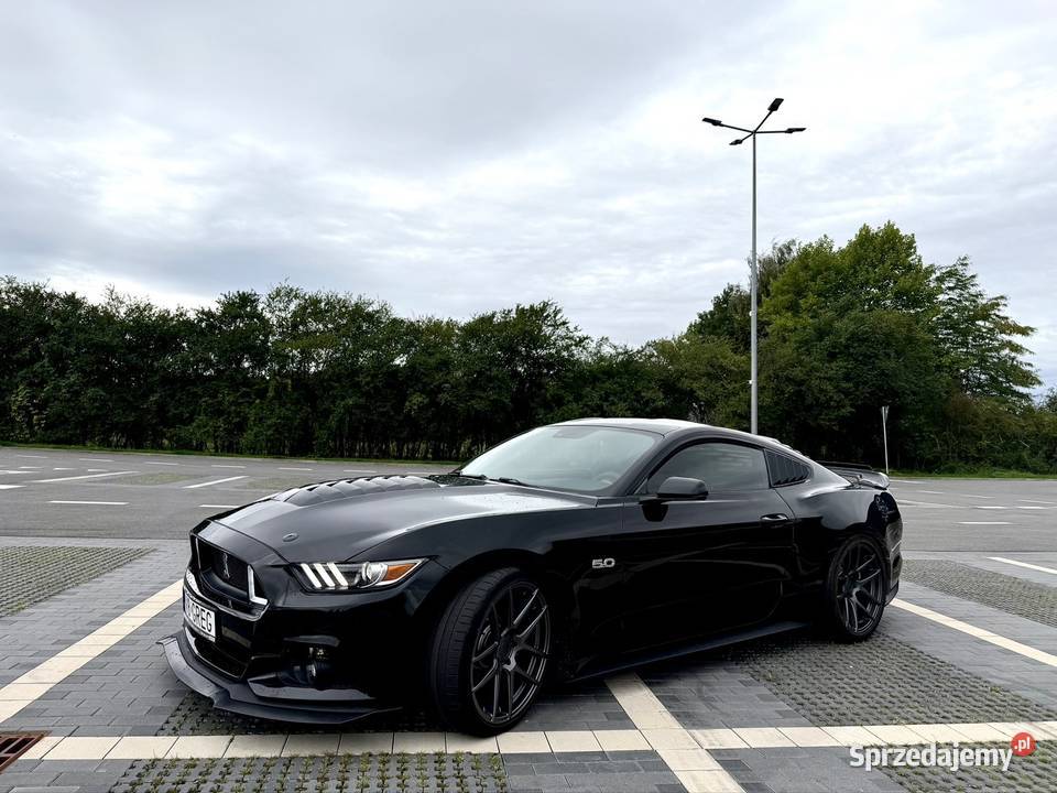 Śliczny Mustang 50 GT V8 2016r bezwypadkowy łopatki zmiany biegów dolnośląskie Świdnica