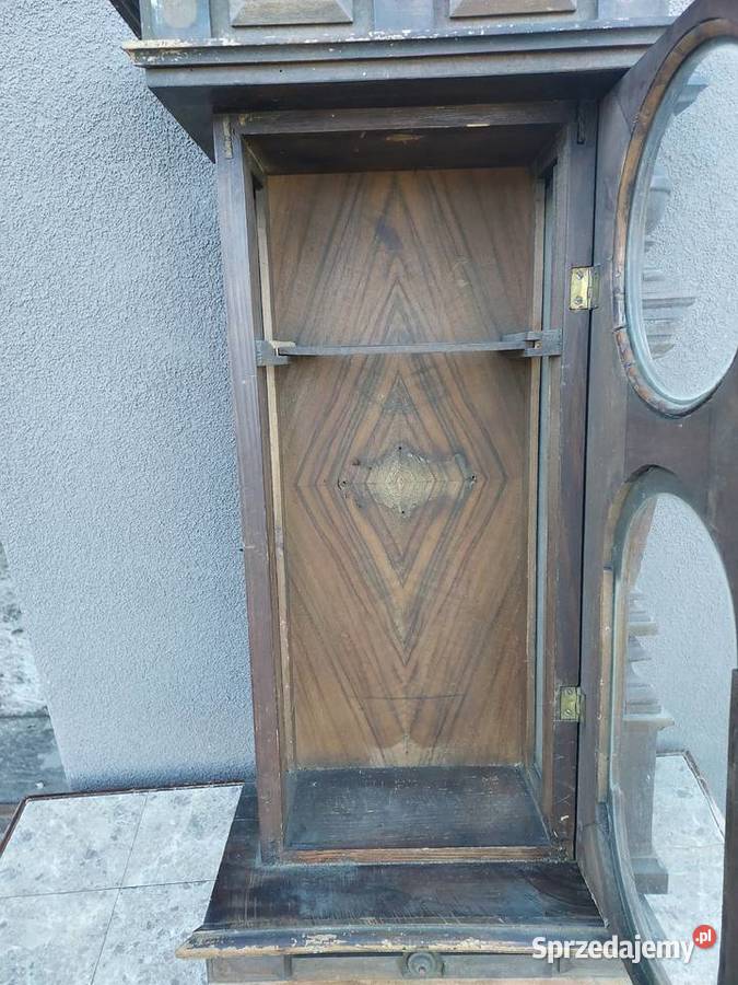 S104 Skrzynia skrzynka obudowa starego zegara Tczew