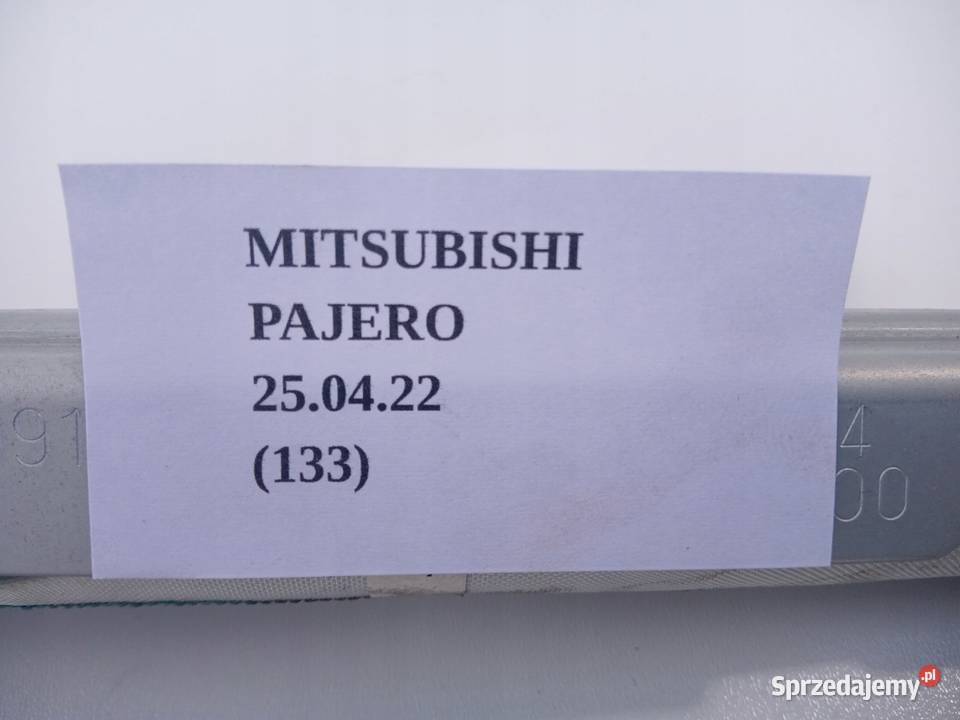 KURTYNA POWIETRZNA MITSUBISHI PAJERO SPORT II wielkopolskie Nowy Tomyśl
