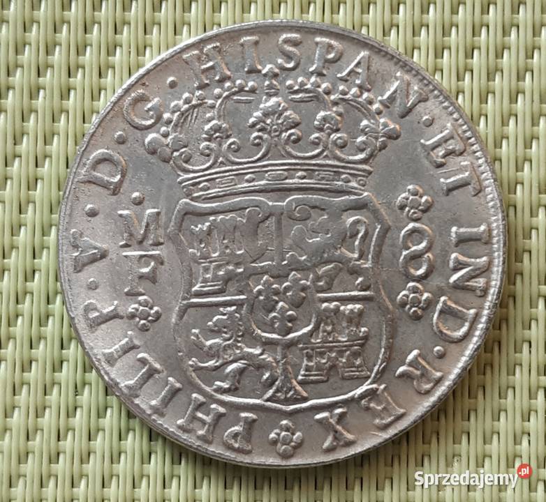MonetaNumizmatKopia 8 REALI 1741 PHILIP V 8 Pruszków sprzedam