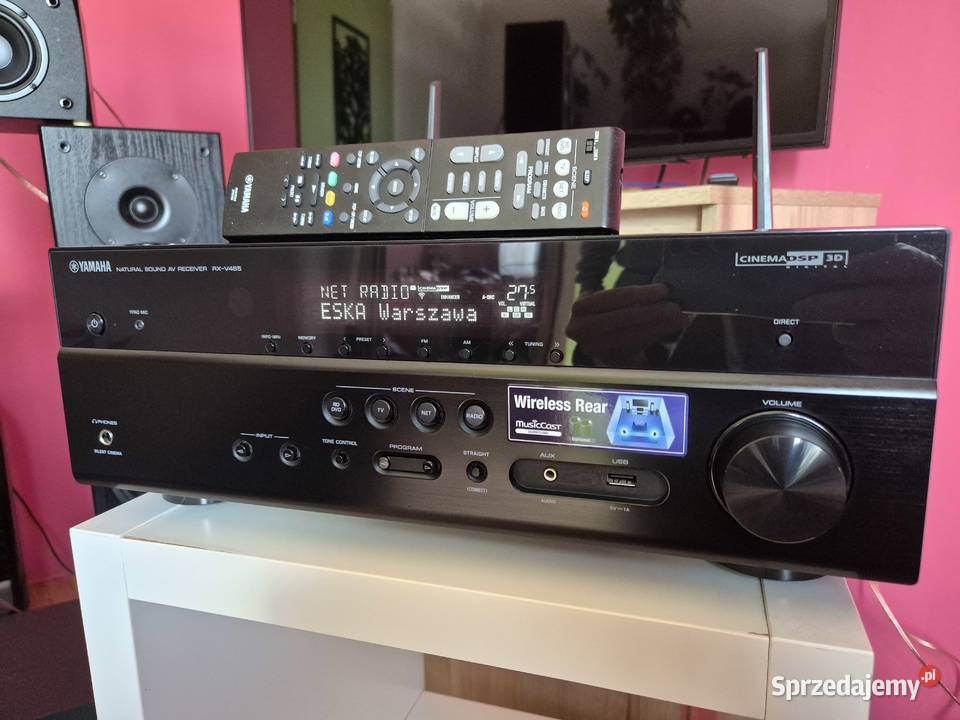 Amplituner Yamaha RX V485 Wifi Bluetooth USB Poznań