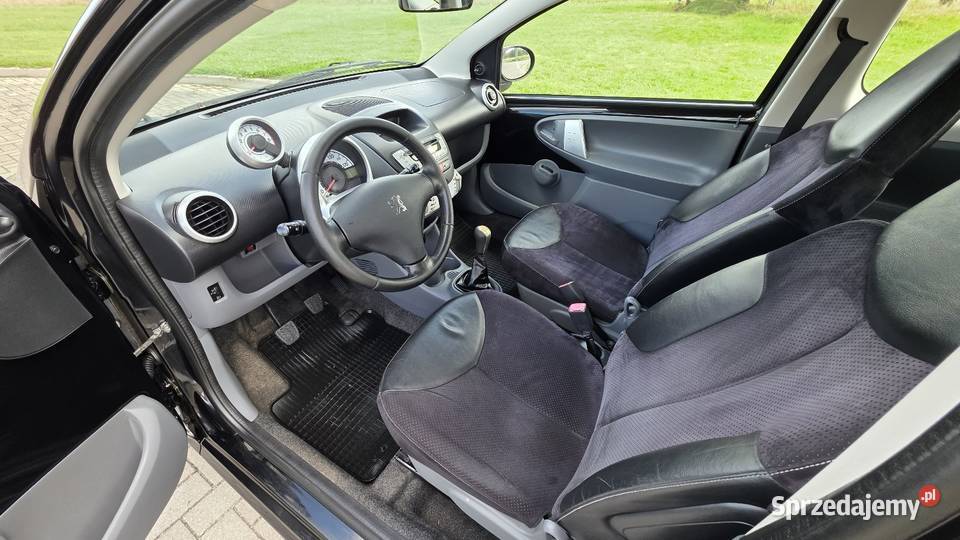 Peugeot 107 2009 Skórzane fotele z alkantara manualna dolnośląskie