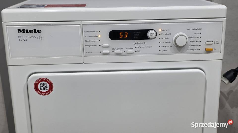 Suszarka wywiewna Miele T 8722 Softtronic 7 dolnośląskie