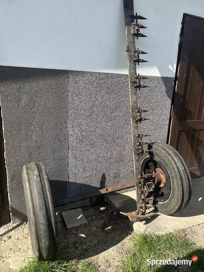 Prowadnica kosiarki osa oś wozu z kołami Pozostałe