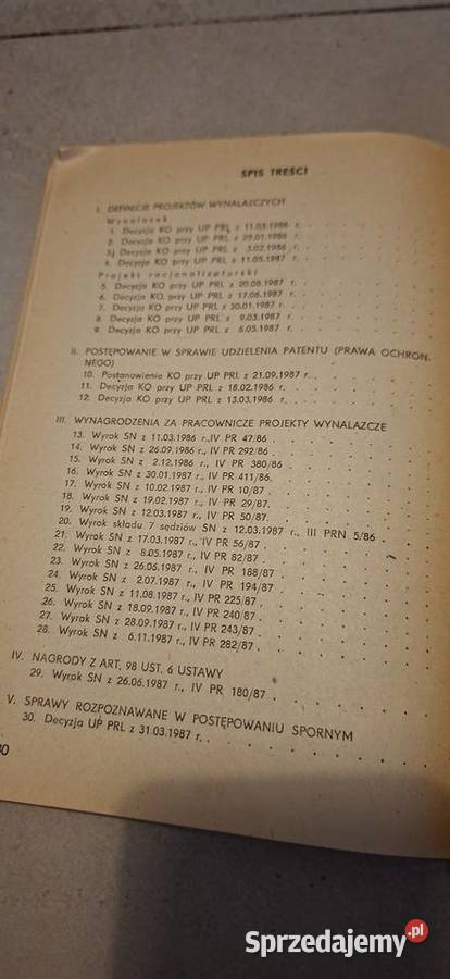 Zbiór orzecznictwa z zakresu wynalazczości Łęczyca