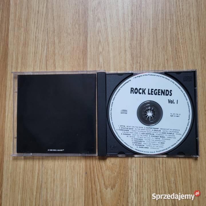 Rock Legends cztery części na CD Pozostałe Bydgoszcz