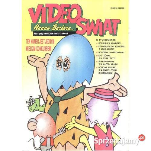 Video Świat HannaBarbera 4 18 kwiecień 1992 sprzedam
