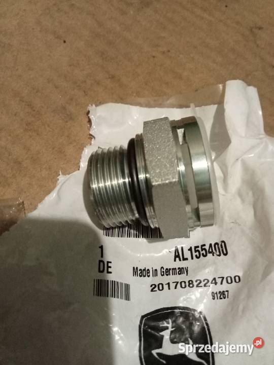 Złączka przewodu John Deere AL155400 nieuszkodzony Wschowa