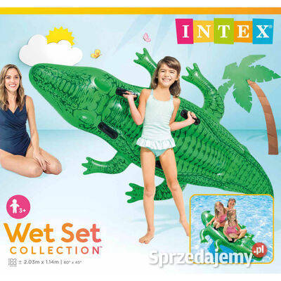 Intex Materac w kształcie aligatora Giant Gator mazowieckie Warszawa