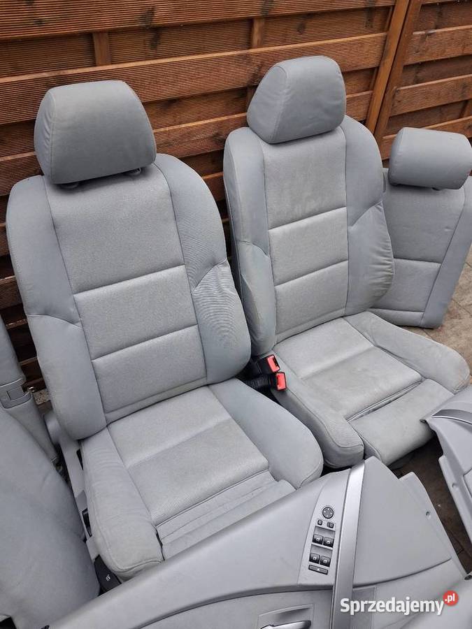 Siedzenia fotele grzane boczki bmw e 61 przed Brusy